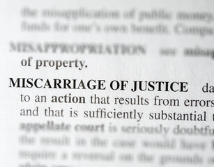 miscarriage of justice