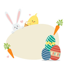 Happy easter with easter elements - 746476772