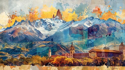 Argentina's Majesty: Splendor and Culture Collage

