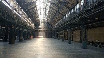 old abandoned warehouse