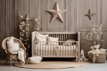 Rustic Charm Reimagined: Shabby Chic Wooden Furniture in Cottagecore Nursery Spaces