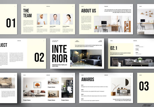 Interior Design Presentation Layout