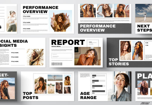 Social Media Report Presentation Template
