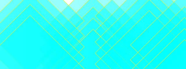 Foto op Plexiglas anti-reflex Abstract blue Geometric squares with modern technology design. Futuristic digital landscape with lines. Concept for dynamic websites, striking posters, and business booklets © Zìyóu