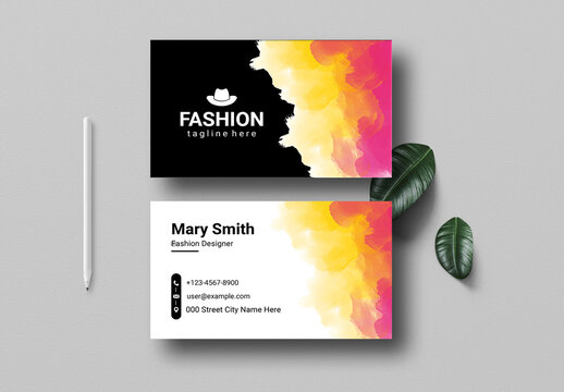 Fashion Business Card Design