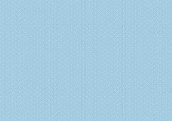 日本の伝統紋様 紗綾形、卍崩しのシームレスパターン 青