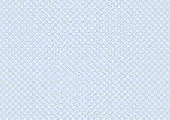 日本の伝統紋様 紗綾形、卍崩しのシームレスパターン 青