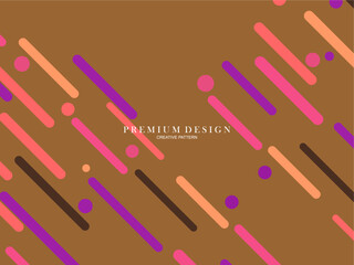 Background with Flat Dynamic Design. Valid for Cover, Plaque, Poster, Flyer and Banner Designs. Vector illustration.