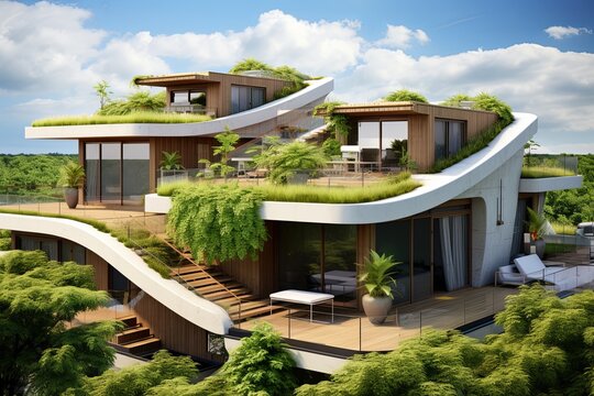 Green Roofs Galore: Urban Flats Embracing Sustainable Eco-Friendly Home Designs