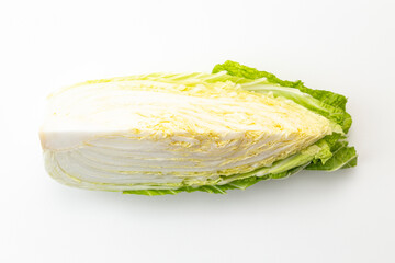 白背景に白菜