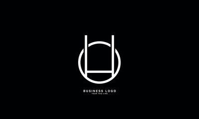 HO, OH, H, O, Abstract Letters Logo Monogram