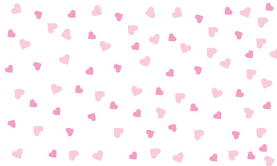 pink hearts background