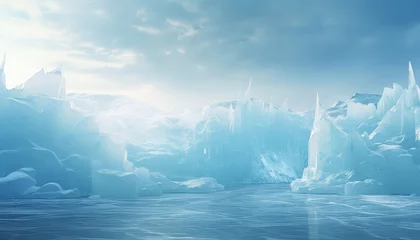 Poster Frozen glaciers of Lake Baikal © terra.incognita