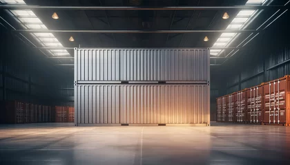 Photo sur Aluminium Vielles portes Garage for storage of personal belongings for rent