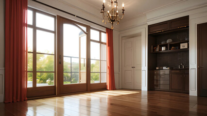 Fototapeta premium room with a window