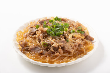 牛肉と春雨のピリ辛炒め