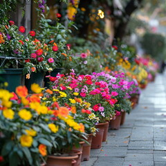 Obraz premium Gardening and planting new flowers