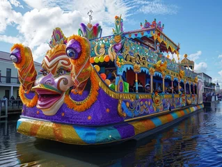 Photo sur Plexiglas Carnaval Mardi Gras carnival festivities
