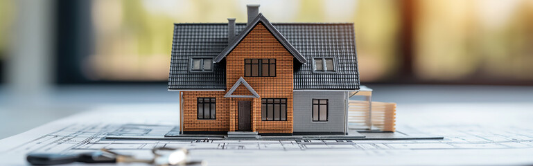 house model, house selection, real estate concept	
