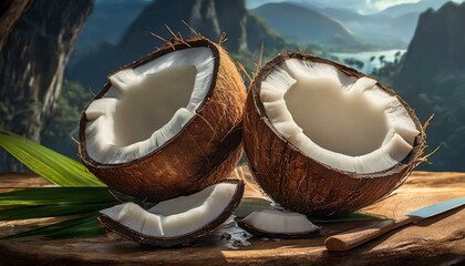 pair of coconut