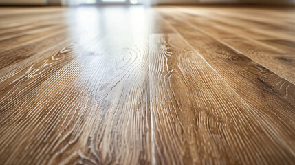Personal perspective of the wood flooring is good.