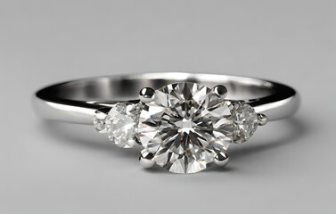 Wedding ring with diamonds
