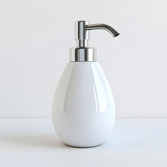 Obraz premium Soap dispenser mock up isolated on White Background