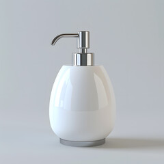 Obraz premium Soap dispenser mock up isolated on White Background