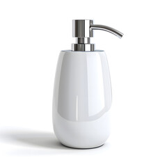 Obraz premium Soap dispenser mock up isolated on White Background