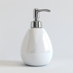 Obraz premium Soap dispenser mock up isolated on White Background