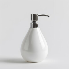 Obraz premium Soap dispenser mock up isolated on White Background