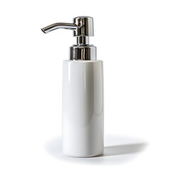Fototapeta na wymiar Soap dispenser mock up isolated on White Background