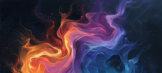 Abstract multicolored background, backgrounds for design, waves, color, banner, web banner, poster, website header, design