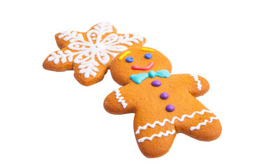 ginger cookies isolated