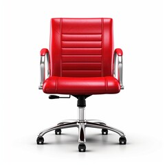 Fototapeta premium Office chair red