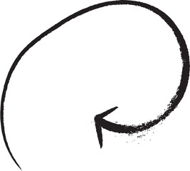 Hand Drawn Straight Arrow