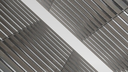 Clean and Sophisticated Architecture Elegant and Modern 3D Rendering Abstract Background with Crystal and Wall and Concrete Floor Design Elements