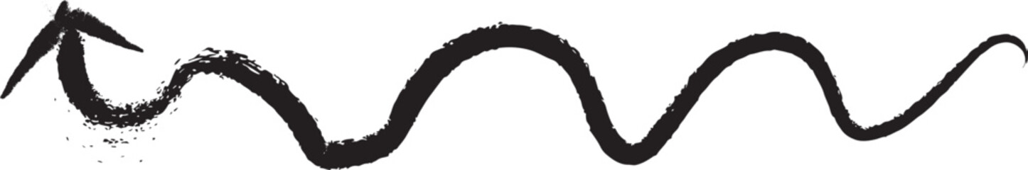 Hand Drawn Straight Arrow