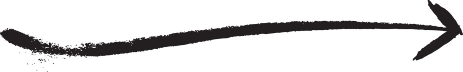 Hand Drawn Straight Arrow