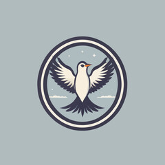 Bird logo Cartoon Design Very Cool