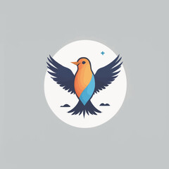 Obraz premium Bird logo Cartoon Design Very Cool