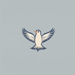 Bird logo Cartoon Design Very Cool