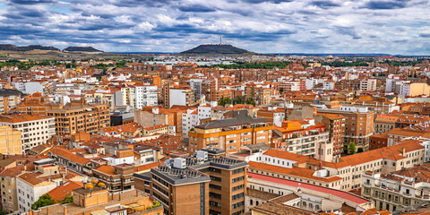 Fototapeta na wymiar Panoramic View from Valladolid Cathedral, Valladolid, Castile and Leon, Spain, Europe