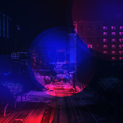 abstract background with globe