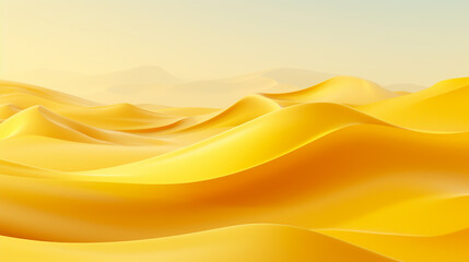 yellow desert landscape.Abstract yellow, beauty, pastel yellow waves. The concept of natural beauty