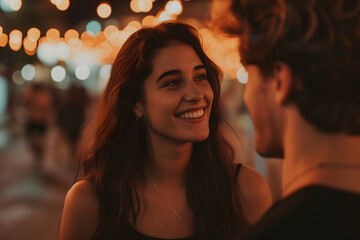 he is hitting on her