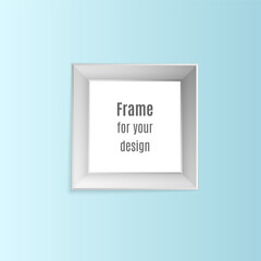 Set of vintage realistic photo frames isolated on transparent background. Vector photo frame layout design. Perfect for your presentations. Vector illustration