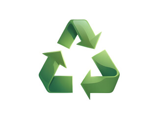 Obraz premium green recycling symbol