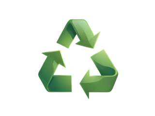 green recycling symbol