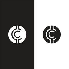 Cryptocurrency logo vector illustration. Crypto Coin in letter C currency format.